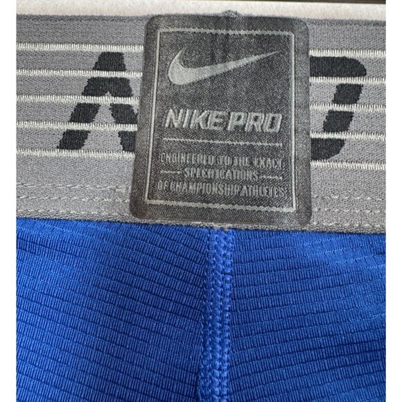 Nike Pro Basketball Compression Shorts Royal Blue CI0461-495 Men's Large Tall LT - Picture 7 of 11